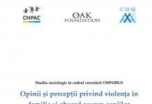 Studiul „Opinii şi percepţii privind răspunsul statului în cazurile de abuz asupra copilului”