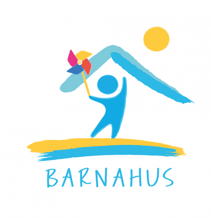Logo Barnahus plus text