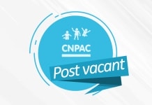 Centrul Național de Prevenire a Abuzului față de Copii (CNPAC) anunță EXTINDEREA TERMENULUI pentru depunerea dosarelor la concursul privind suplinirea postului vacant de Coordonator/coordonatoare programe Prevenire.