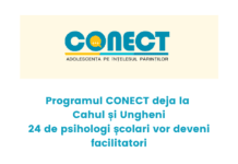 După Chișinău și Sîngerei, Programul CONECT va ajunge la Cahul și Ungheni. Alți 24 de psihologi școlari vor deveni facilitatori
