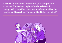 CNPAC a prezentat Foaia de parcurs pentru crearea Centrelor regionale de asistență integrată a copiilor victime a infracțiunilor de violență, Barnahus, în baza Studiului „Amicul”