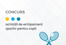 CNPAC anunță concurs de procurare a seturilor de echipament sportiv pentru copii
