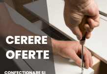 Cerere de oferte de prețuri pentru confecționarea și instalarea articolelor de mobilier