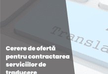 CNPAC anunță cerere de ofertă pentru selectarea unei companii de prestare a serviciilor de traducere