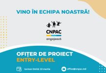 CNPAC angajează Ofițer de proiect – ENTRY-LEVEL