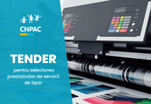 CNPAC anunță tender pentru selectarea prestatorilor de servicii de tipar
