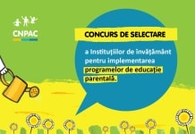 Concurs de selectare a Instituțiilor de învățământ pentru implementarea programelor de educație parentală Concurs de selectare a Instituțiilor de învățământ pentru implementarea programelor de educație parentală