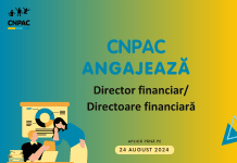 TERMEN EXTINS: CNPAC angajează director financiar/directoare financiară