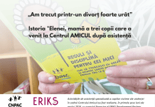 „Am trecut printr-un divorț foarte urât”. Istoria *Elenei, mamă a trei copii care a beneficiat de serviciile gratuite ale Centrului AMICUL