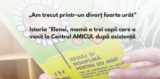 „Am trecut printr-un divorț foarte urât”. Istoria *Elenei, mamă a trei copii care a beneficiat de serviciile gratuite ale Centrului AMICUL
