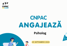 Centrul Național de Prevenire a Abuzului față de Copii angajează psiholog/psihologă
