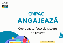 TERMEN EXTINS: CNPAC este în căutarea unui coordonator/unei coordonatoare în cadrul Proiectului „Servicii mai bune pentru copii în contact cu sistemul de justiție, părinți și adolescente”