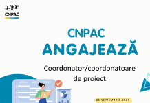CNPAC își extinde echipa și este în căutarea unui coordonator/unei coordonatoare în cadrul Proiectului „Facilitarea accesului copiilor refugiați din Ucraina la un mediu sigur de trai si educație, pentru o integrare socială sigură”
