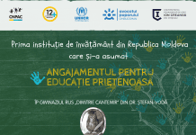 Prima instituție de învățământ care și-a asumat Angajamentul pentru Educație Prietenoasă, lansat de CNPAC în cadrul campaniei #educatiaNUdoare