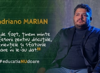 Andriano Marian vorbeste despre profesori