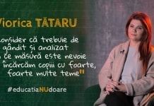 #educatiaNUdoare. Jurnalista Viorica Tătaru: „Nu există doar un singur om responsabil de educația copiilor” Viorica Tataru jurnalista TV8