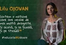 Lilu Ojovan: „Suntem o națiune care are nevoie de mai multă dragoste” Lilu Ojovan educatiaNUdoare