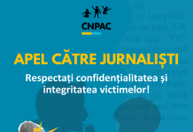 Apel către jurnaliști: Protejarea copiilor victime ale violenței este responsabilitatea noastră comună!