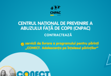 CNPAC anunță concurs pentru contractarea serviciilor de livrare a programului pentru părinți „CONECT. Adolescența pe înțelesul părinților”